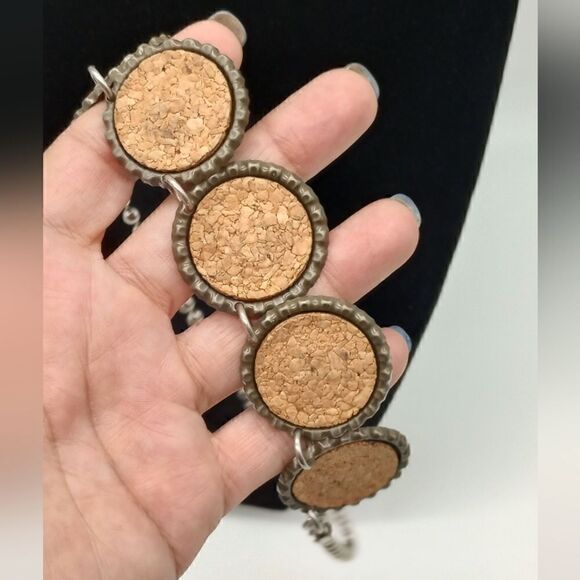 Original Unique Handmade Hollywood Movie Stars Bottle Cap Cork Silver Necklace - Picture 4 of 9